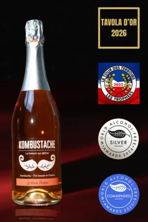 KOMBUSTACHE : La Veuve Pourpre à la Betterave avec ses récompenses.