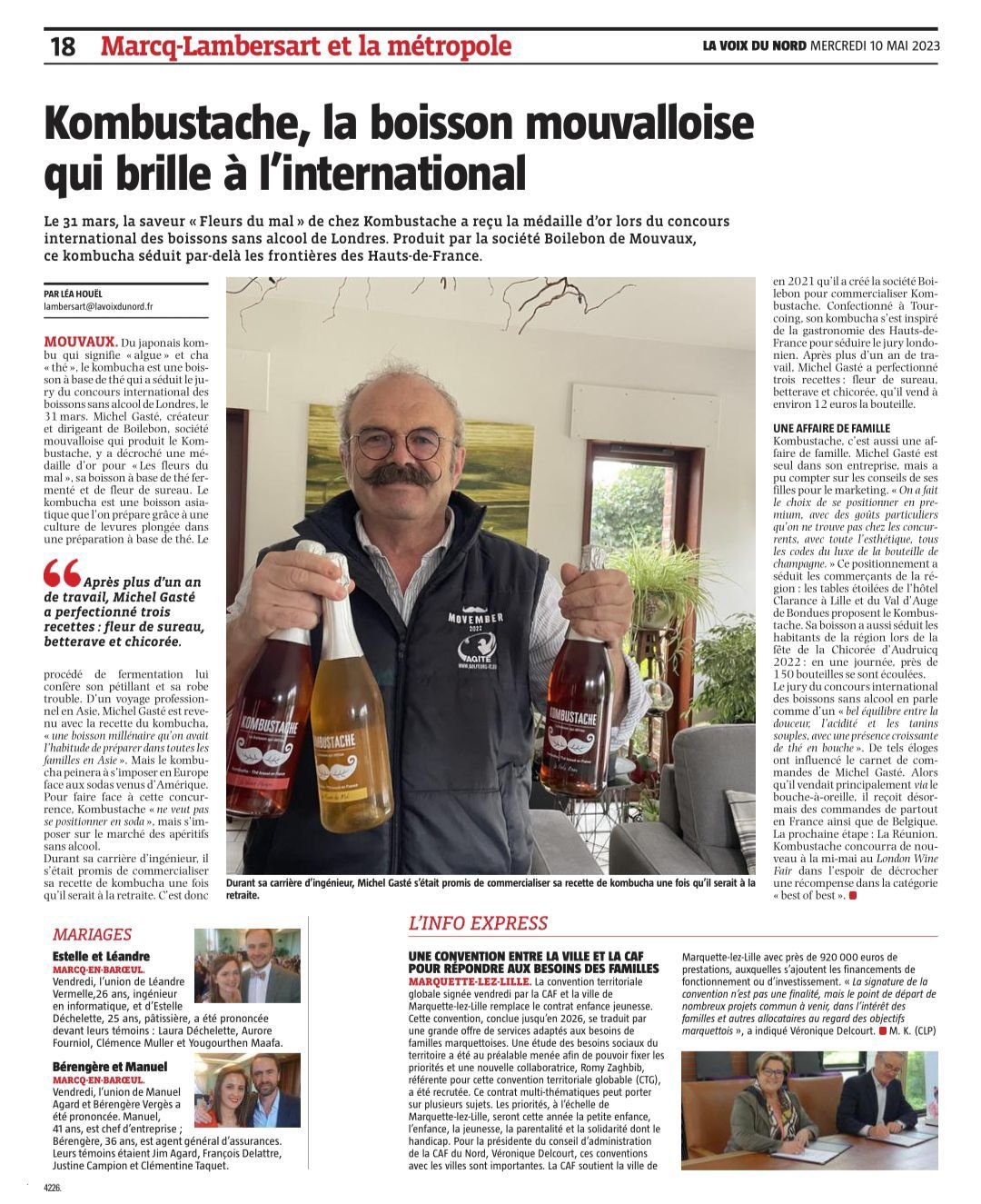 La Voix du Nord mai 2023