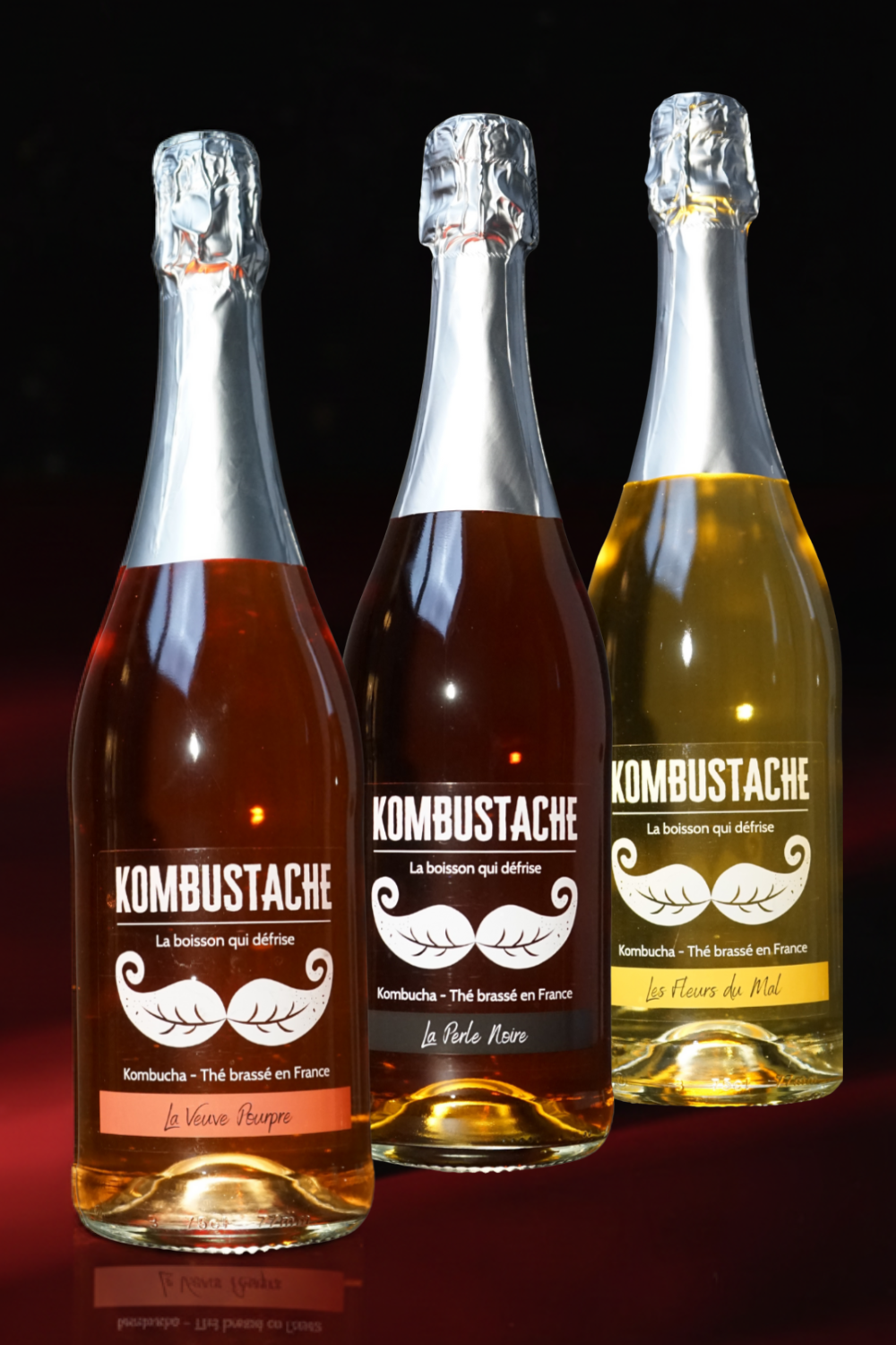 La gamme de KOMBUSTACHE: la triplette